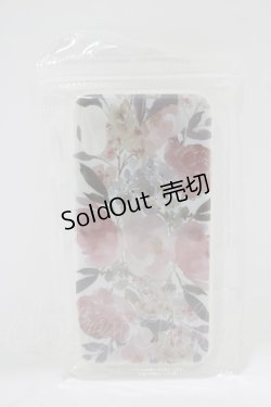 画像1: axes femme / フラワーiPhoneケース  オフ H-25-09-10-045-AX-ZA-NS-ZH