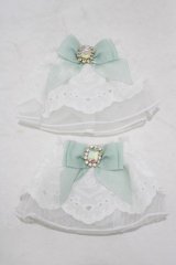 RoseMarie seoir / lace cuffs  オフ/ミント H-25-09-10-046-LO-ZA-NS-ZH