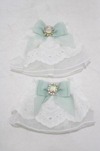RoseMarie seoir / lace cuffs  オフ/ミント H-25-09-10-046-LO-ZA-NS-ZH