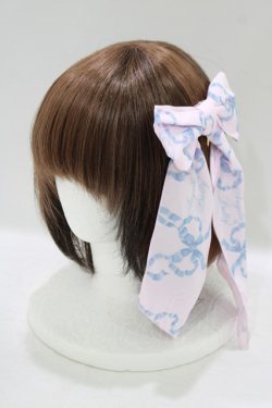 画像1: Angelic Pretty / Sweetie Ribbonリボンクリップ  ピンク/サックス H-25-09-10-071-AP-AC-NS-ZH