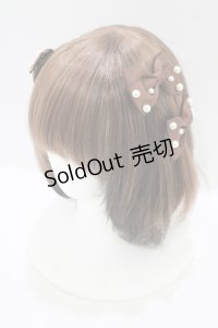 m petit by misako / AM3Pリボンクリップ  ブラウン H-25-09-10-075-LO-AC-NS-ZH