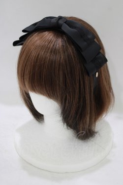 画像1: m petit by misako / NINA'S コラボカチューシャ  ブラック H-25-09-10-080-LO-AC-NS-ZH