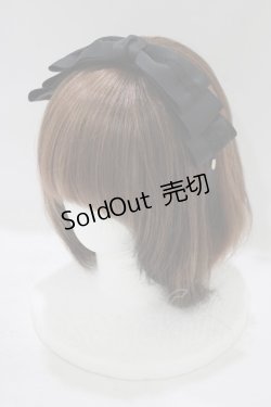 画像1: m petit by misako / NINA'S コラボカチューシャ  ブラック H-25-09-10-080-LO-AC-NS-ZH