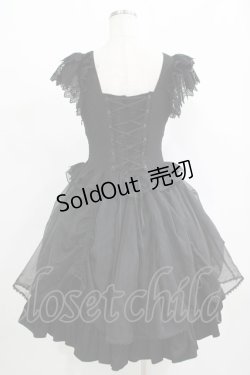画像3: Hoshibako Works / 真夜中の囁きジャンパースカート M ブラック H-25-09-10-008-LO-OP-NS-ZH