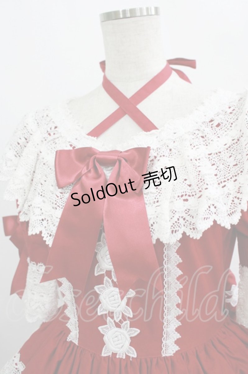 画像4: BABY,THE STARS SHINE BRIGHT / エリザベスドールワンピース free エンジ H-25-09-10-001-BA-OP-NS-ZH (4)