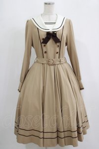 Innocent World / アビーワンピース L シナモン×ショコラ H-25-09-10-011-IW-OP-NS-ZH