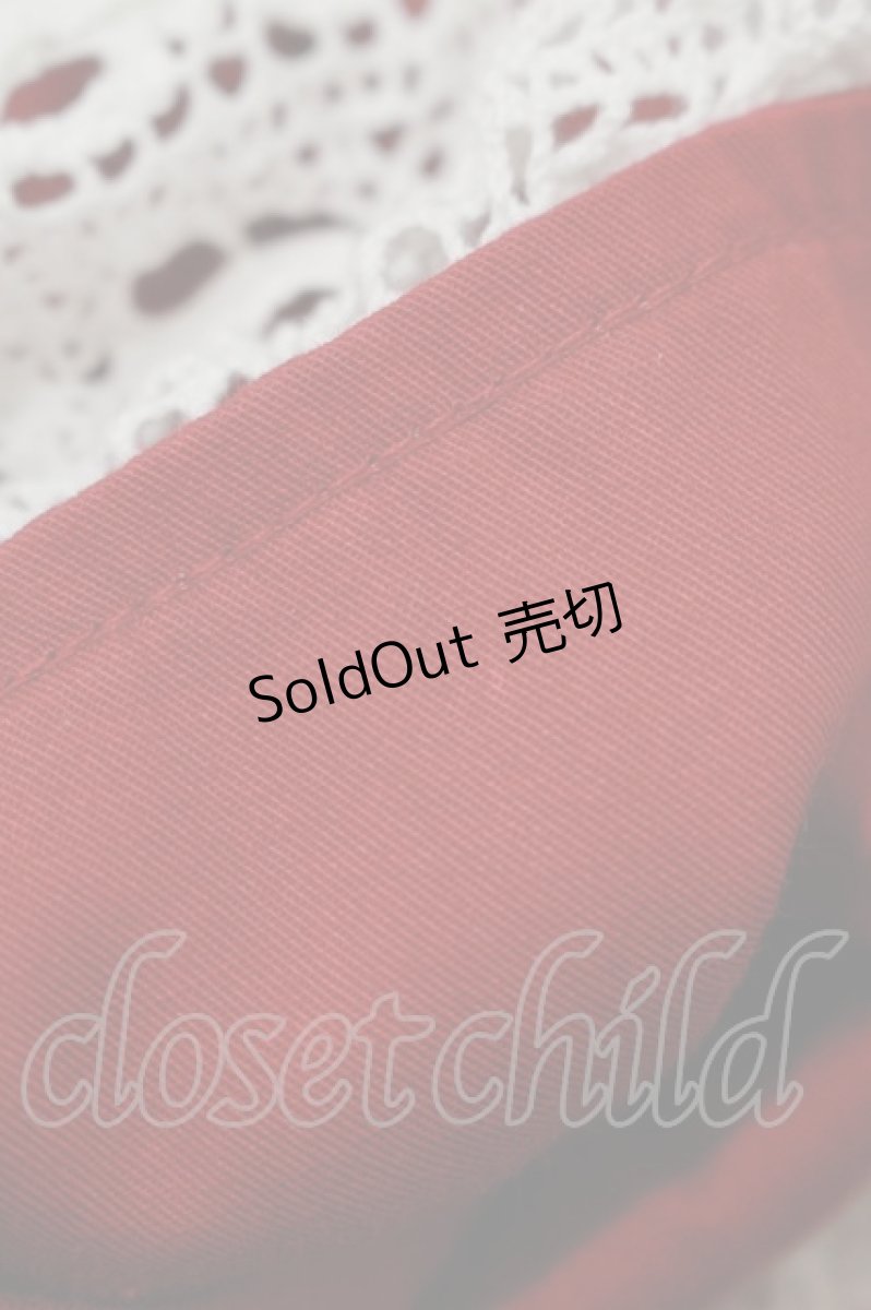 画像5: BABY,THE STARS SHINE BRIGHT / エリザベスドールワンピース free エンジ H-25-09-10-001-BA-OP-NS-ZH (5)