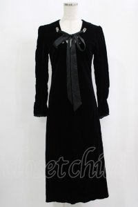 EATME / レースアップワンピース S ブラック H-25-09-10-015-LO-OP-NS-ZH