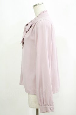 画像2: Ank Rouge / バックリボンブラウス M ピンク H-25-09-10-023-CA-BL-NS-ZH