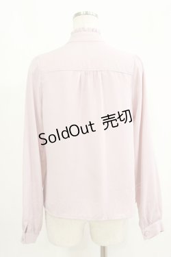 画像3: Ank Rouge / バックリボンブラウス M ピンク H-25-09-10-023-CA-BL-NS-ZH