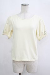 F&A / スズラン刺繍パフT Free IVORY H-25-09-10-027-LO-TO-NS-ZH
