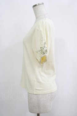 画像2: F&A / スズラン刺繍パフT Free IVORY H-25-09-10-027-LO-TO-NS-ZH