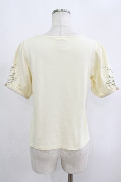 画像3: F&A / スズラン刺繍パフT Free IVORY H-25-09-10-027-LO-TO-NS-ZH