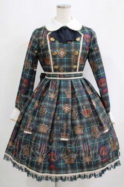 画像1: Angelic Pretty / Antique Crownワンピース Free グリーン H-25-09-11-001-AP-OP-NS-ZH