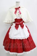 Angelic Pretty / Charmingロップイヤージャンパースカートセット Free レッド H-25-09-11-003-AP-OP-NS-ZH