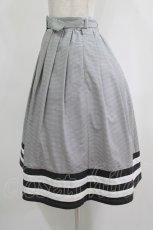 画像2: Fi.n.t / ベルト付きドッキングボーダースカート Free OFF×BK H-25-09-11-024-CA-SK-NS-ZH (2)