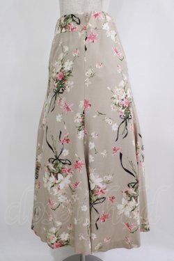 画像2: INGEBORG / リリーブーケpt.スカート 3（9号） ベージュ H-25-09-11-025-LO-SK-NS-ZH