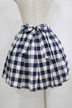 画像3: Ank Rouge / ブロックチェックスカート M ネイビー H-25-09-11-027-CA-SK-NS-ZH