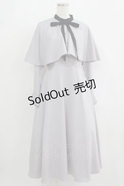 画像1: Maison de FLEUR / マレフィセント/ワンピース Free グレー H-25-09-11-031-LO-OP-NS-ZH