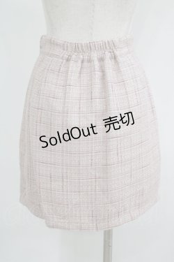 画像3: Ank Rouge / フロントボタンツイードスカート M ピンク H-25-09-11-036-CA-SK-NS-ZH
