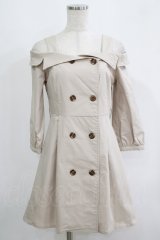 evelyn / オフショルトレンチワンピース Free ベージュ H-25-09-11-039-LO-OP-NS-ZH