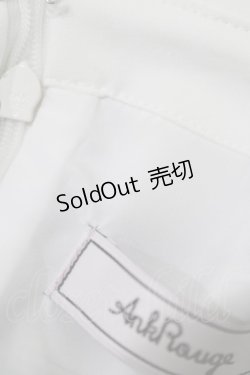 画像4: Ank Rouge / チェックリボンワンピース M ホワイト H-25-09-11-040-CA-OP-NS-ZH