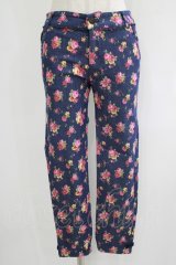 LIZ LISA / 花柄パンツ 0 ブルー H-25-09-11-044-LO-PA-NS-ZH