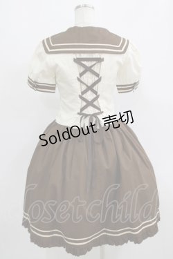 画像3: metamorphose / セーラークルーズワンピース Free ブラウン H-25-09-11-004-ME-OP-NS-ZH