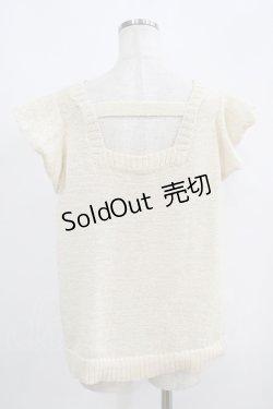 画像3: INGEBORG / フリルニットベスト Free オフ H-25-09-11-047-LO-TO-NS-ZH