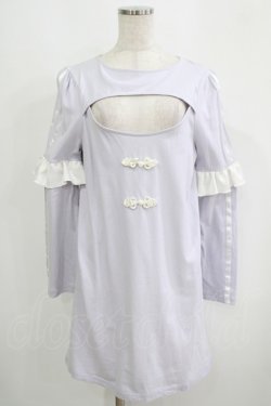 画像1: Ank Rouge / チャイナジャージロンTe M ブルー H-25-09-11-049-CA-TO-NS-ZH