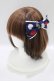 画像1: Angelic Pretty / Creamy Cherryバレッタ  ネイビー H-25-09-11-051-AP-AC-NS-ZH (1)