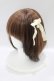 画像1: Angelic Pretty / ロゴパール乙女リボンクリップ  アイボリー H-25-09-11-052-AP-AC-NS-ZH (1)