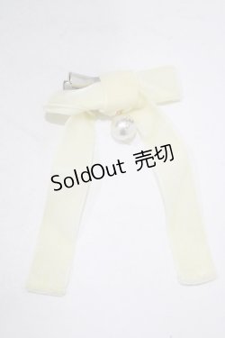 画像2: Angelic Pretty / ロゴパール乙女リボンクリップ  アイボリー H-25-09-11-052-AP-AC-NS-ZH
