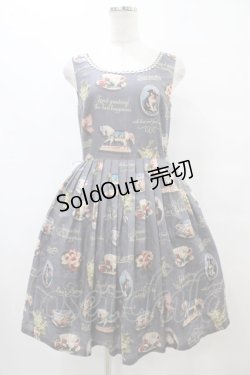 画像1: Leur Getter / Victorianノースリーブワンピース  グレー H-25-09-11-1034-LU-OP-KB-ZH