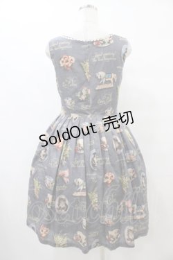 画像2: Leur Getter / Victorianノースリーブワンピース  グレー H-25-09-11-1034-LU-OP-KB-ZH