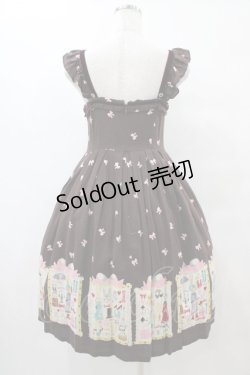 画像2: Emily Temple cute / リボン&ウサギジャンパースカート  チャ H-25-09-11-1035-ET-OP-KB-ZH