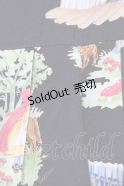 画像3: Leur Getter / Little Red Riding Hoodレースアップキャミワンピース  黒 H-25-09-11-1036-LU-OP-KB-ZH