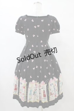 画像2: Emily Temple cute / リボン&ウサギワンピース  クロ H-25-09-11-1037-ET-OP-KB-ZH