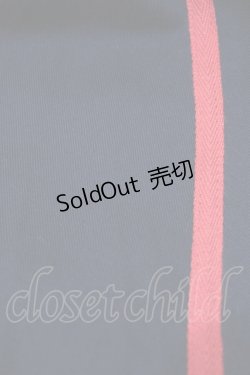 画像4: h.NAOTO / 異素材切替ロングスカート  黒×赤 H-25-09-11-1038-HN-SK-KB-ZH