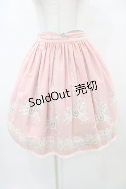画像1: Shirley Temple / カルーセルスカート 160 ピンク H-25-09-11-1040-ET-SK-KB-ZH