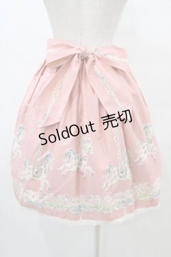 画像2: Shirley Temple / カルーセルスカート 160 ピンク H-25-09-11-1041-ET-SK-KB-ZH