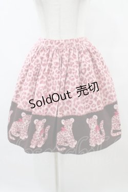 画像1: Shirley Temple / レオパードスカート 160 ピンク H-25-09-11-1042-ET-SK-KB-ZH