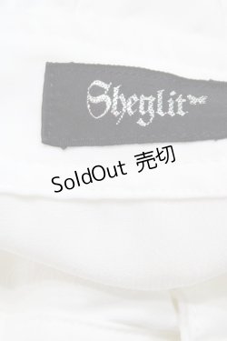 画像3: Sheglit / スタンドカラーリボンジャボブラウス M ホワイト H-25-09-11-1047-EL-BL-KB-ZH