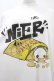 画像3: Meltyglow / プリントロングトップス XL 白 H-25-09-11-1054-0-TO-KB-ZH (3)