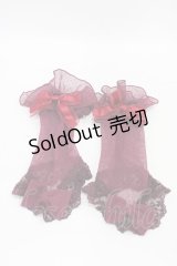 Angelic Pretty / Midnightレースグローブ  ワイン H-25-09-11-1006-AP-ZA-KB-ZH