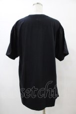 画像2: 【SALE】NieR CLOTHING / プリントCOTTON CUTSEW XL 黒 H-25-09-11-1057-PU-TO-KB-ZT374 (2)
