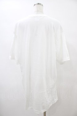 画像2: NieR Clothing / プリントCOTTON CUTSEW XL 白 H-25-09-11-1058-PU-TO-KB-ZH
