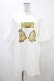 画像1: NieR Clothing / プリントCOTTON CUTSEW XL 白 H-25-09-11-1059-PU-TO-KB-ZH (1)