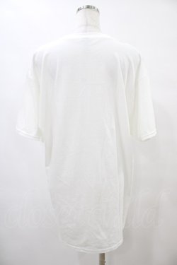 画像2: NieR Clothing / プリントCOTTON CUTSEW XL 白 H-25-09-11-1059-PU-TO-KB-ZH