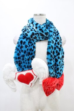 画像1: SUPER LOVERS / マフラー  青 H-25-09-11-1009-PU-ZA-KB-ZH